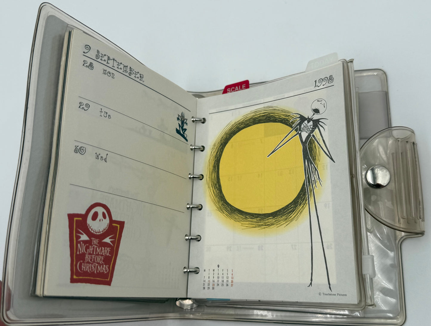 Nightmare Before Christmas - System Organizer Planner - Red Jack 1998 #105381