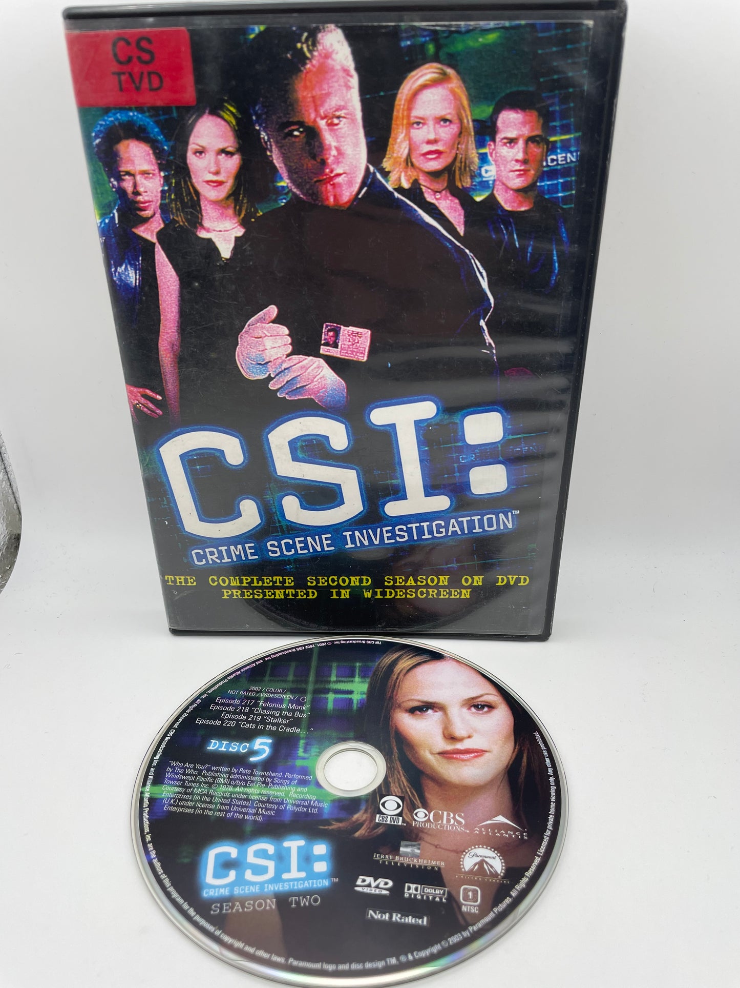 DVD - CSI Season 2 - Disk 5 - #101063