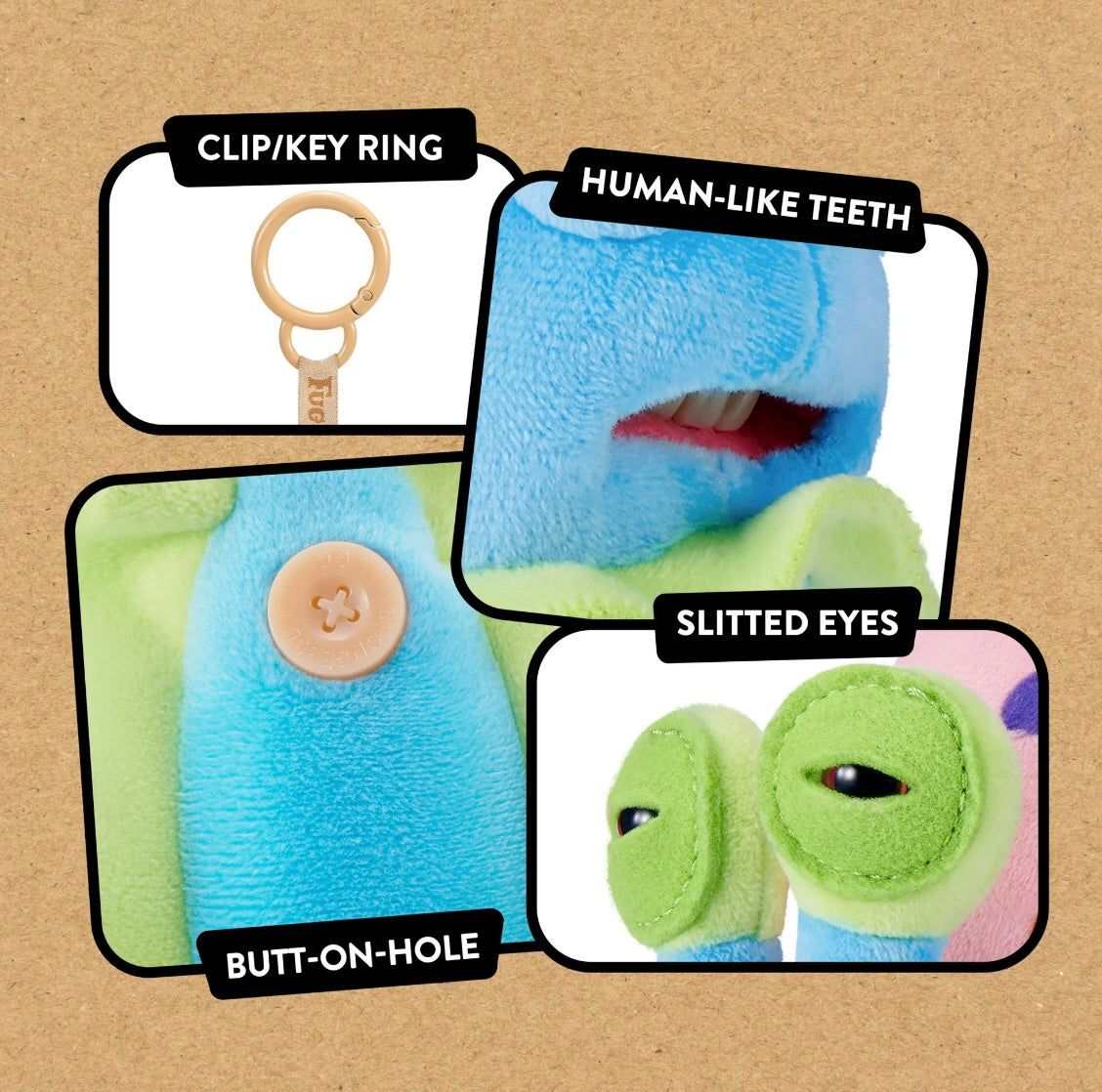 Fuggler - Sponge Bob Keychains - Gary 2025 #107389