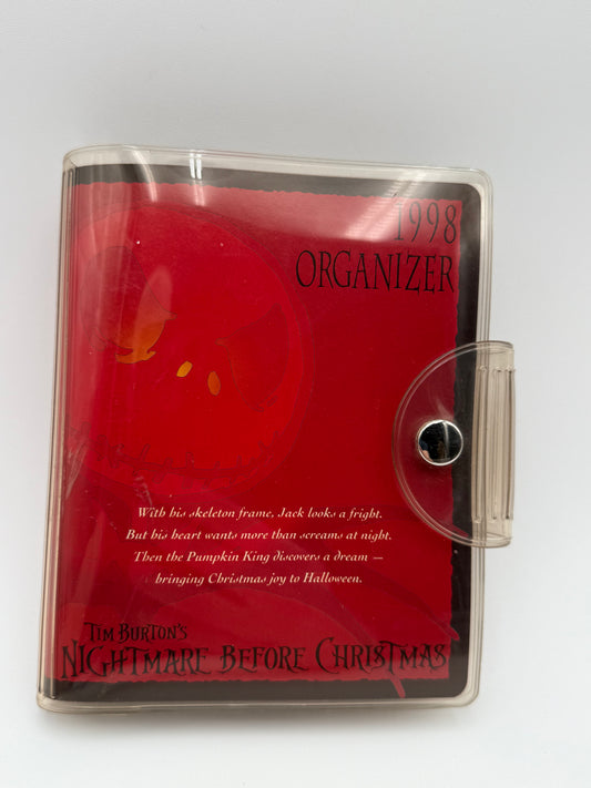 Nightmare Before Christmas - System Organizer Planner - Red Jack 1998 #105381