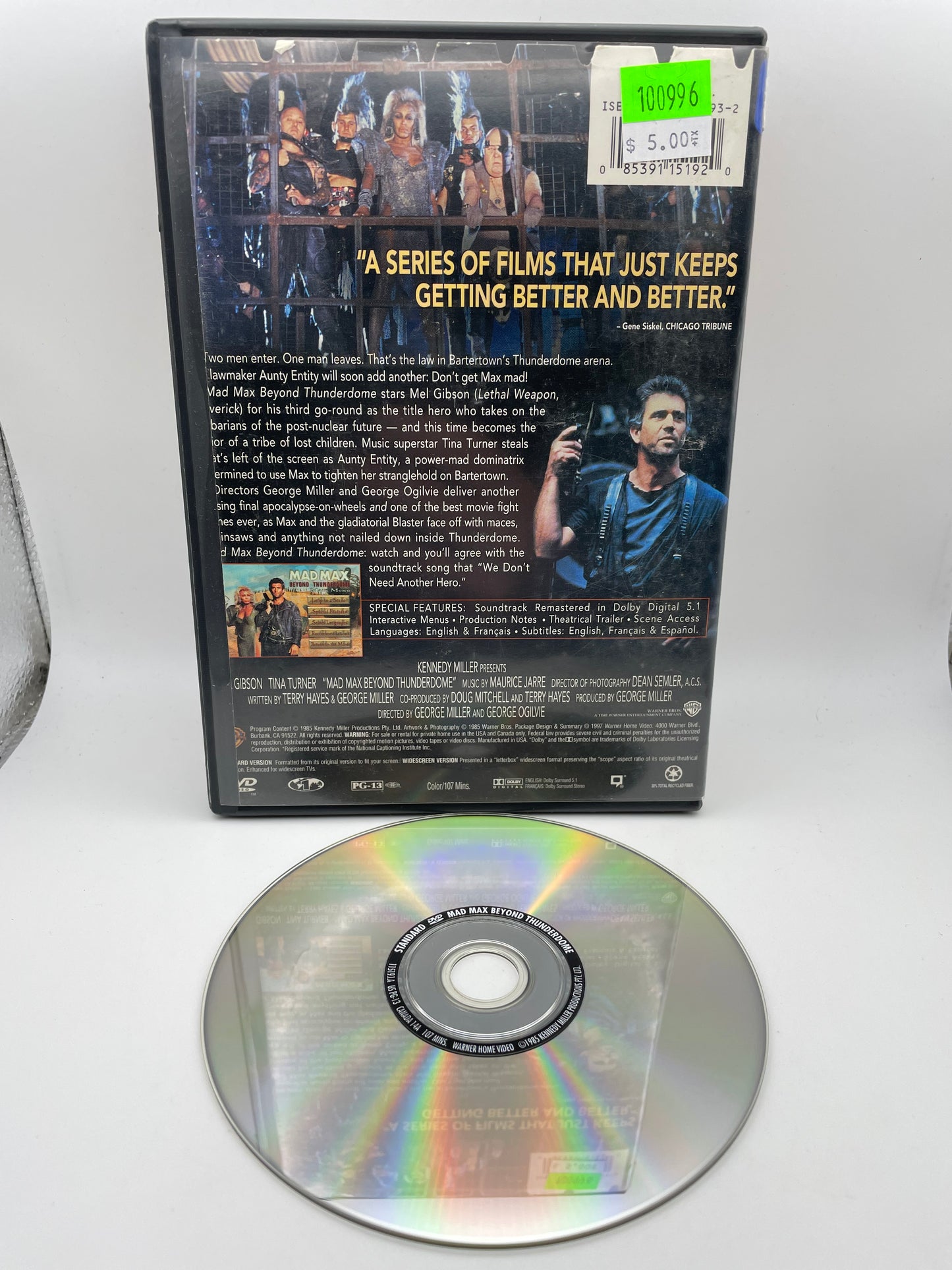 DVD - Mad Max Beyond Thunderdome #100996