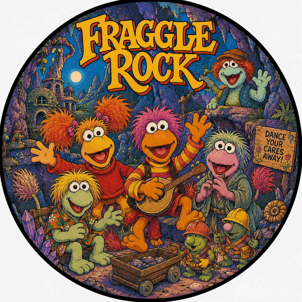 Button - 80s Theme - Fraggle Rock