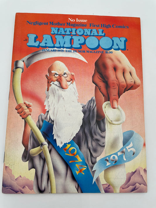 National Lampoons Magazine - Father Time - January 1975 #101747