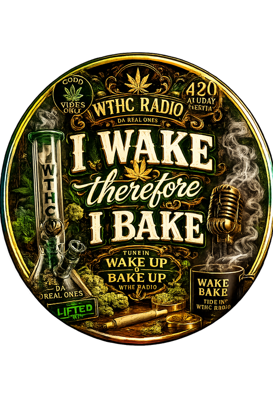 Button - WTHC-Radio - I Wake Therefore I Bake