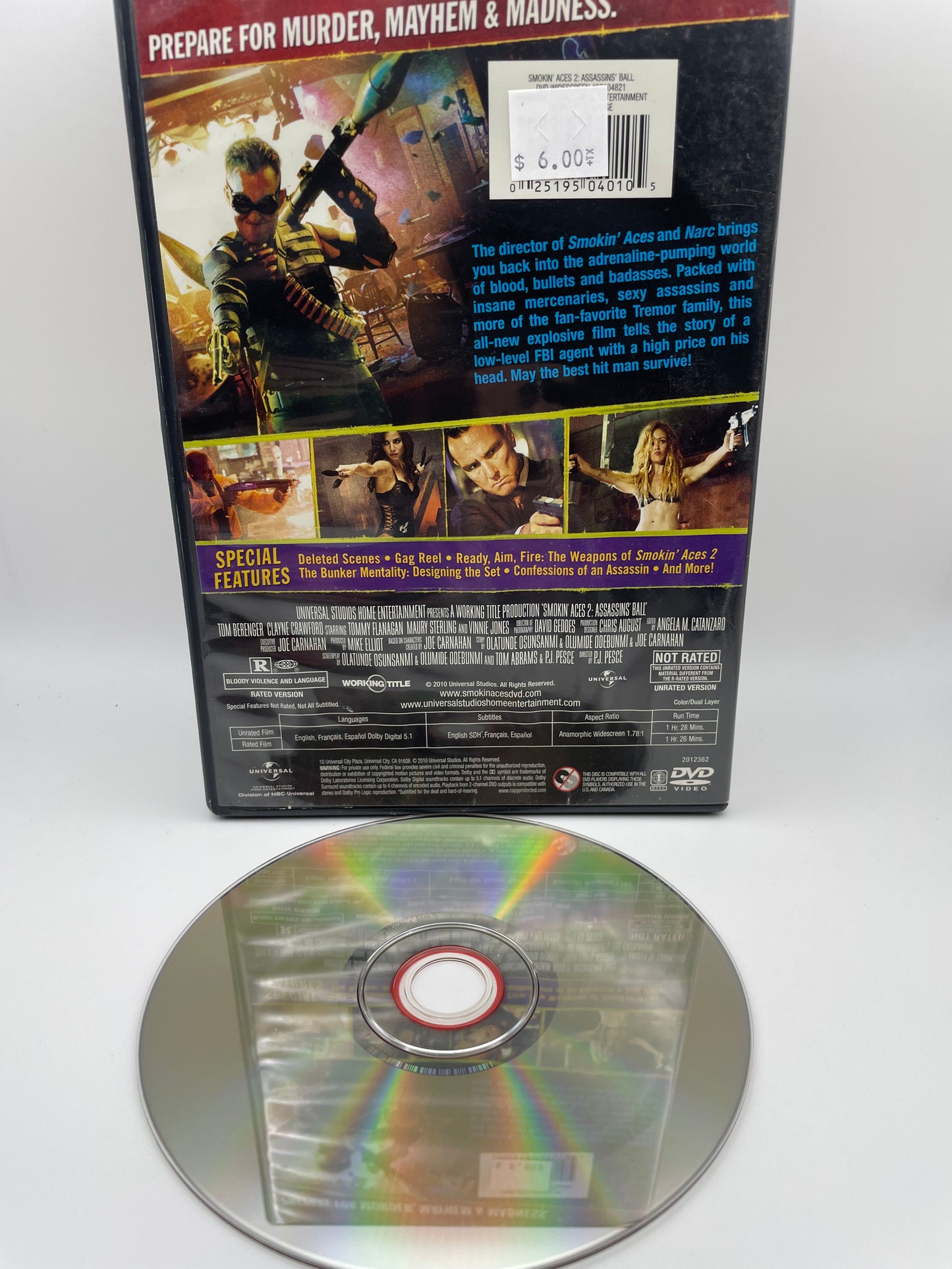 Dvd - Smokin’ Aces 2 - 2010 #100530