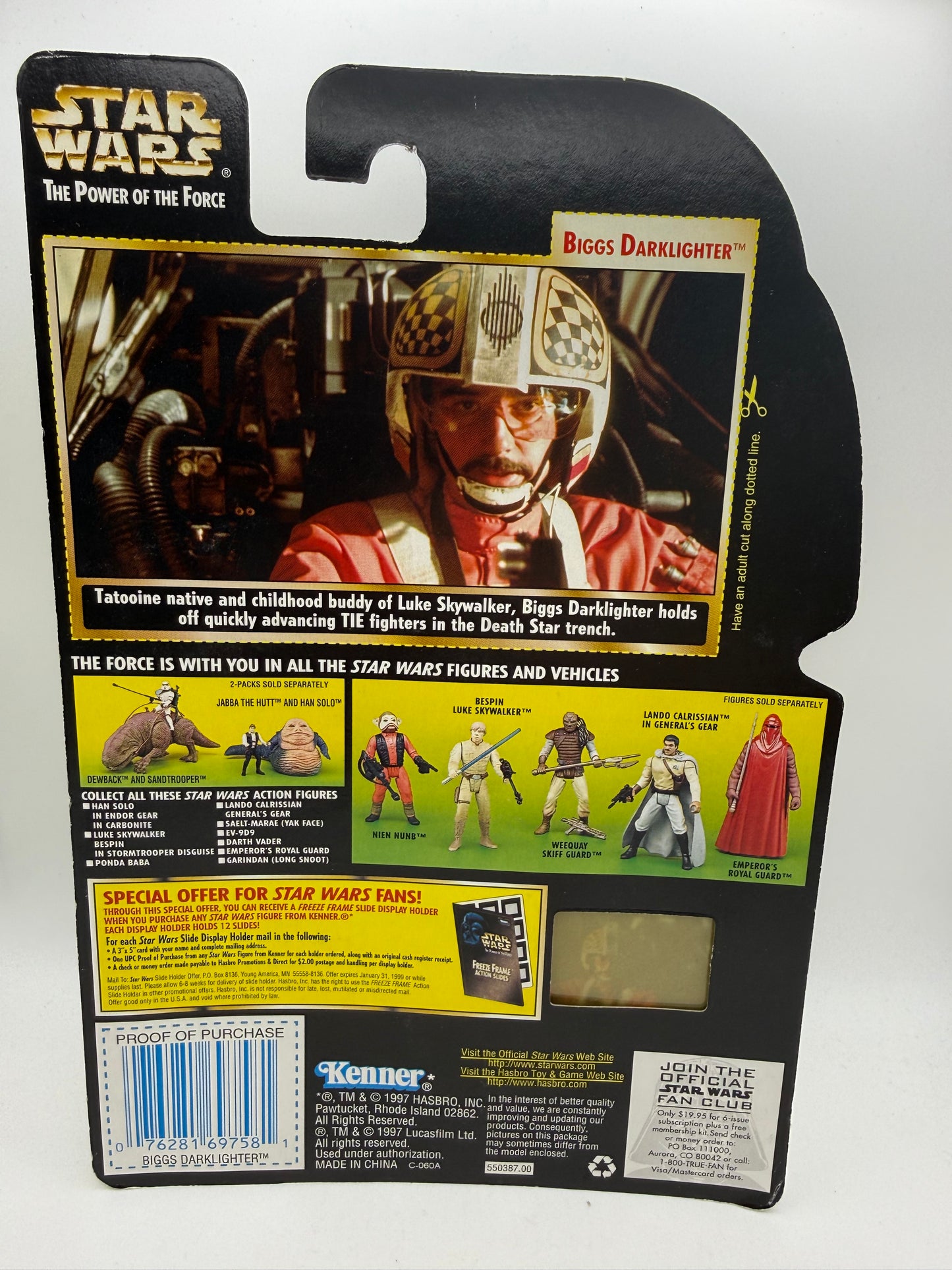 Star Wars - The Power of the Force - Biggs Darklighter 1997 #107493
