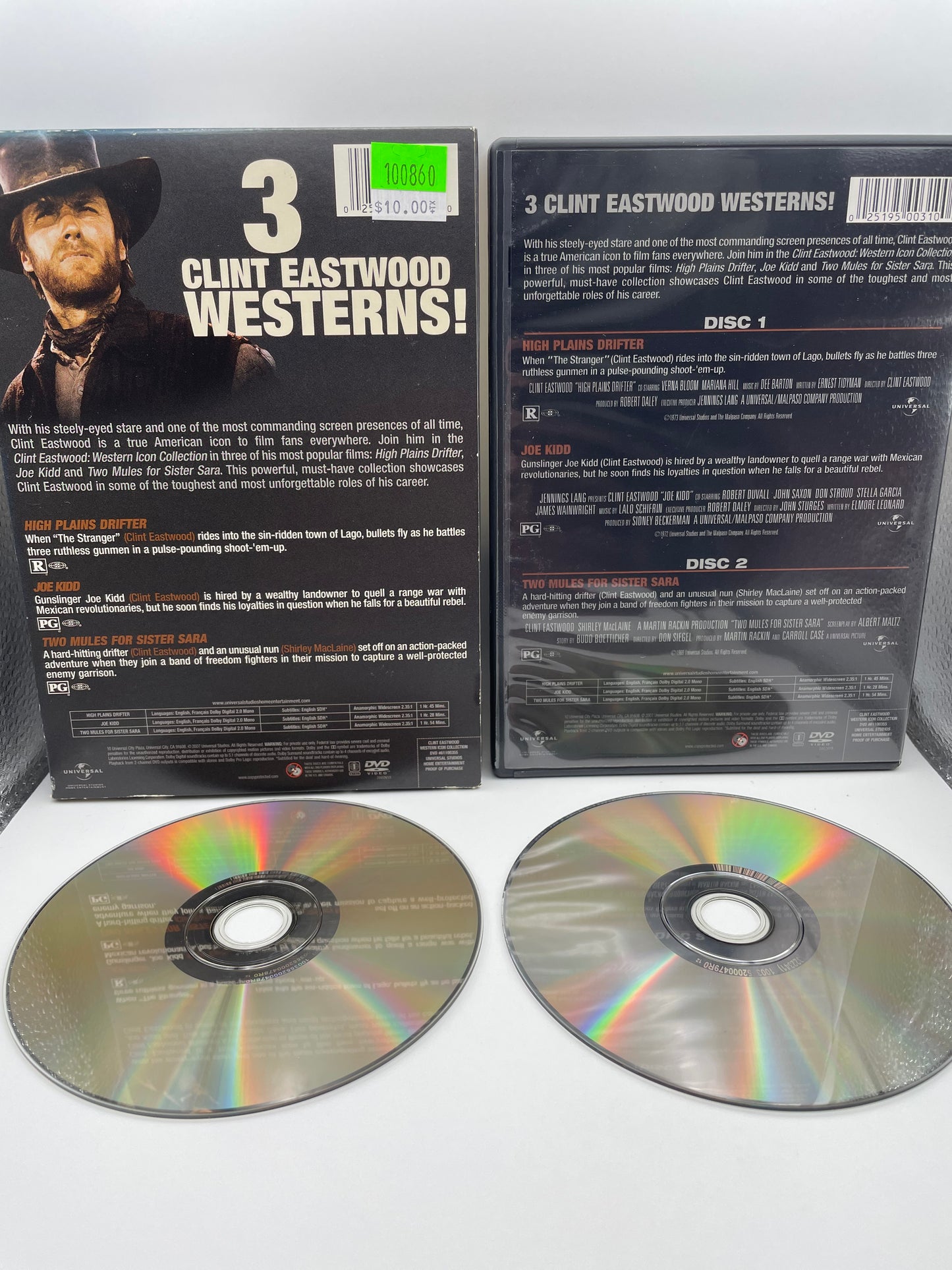 DVD - Clint Eastwood Western Icon Collection #100860