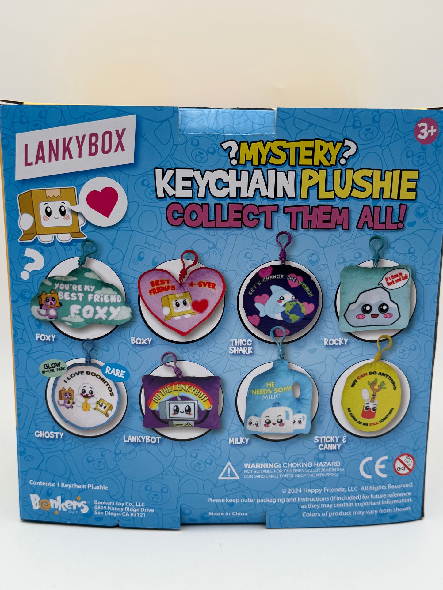 Lankybox - Mystery Keychain Plush 2024 #105129