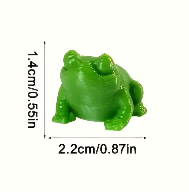 Mini Resin / 3D Print - Frog - Assorted Colors #107202
