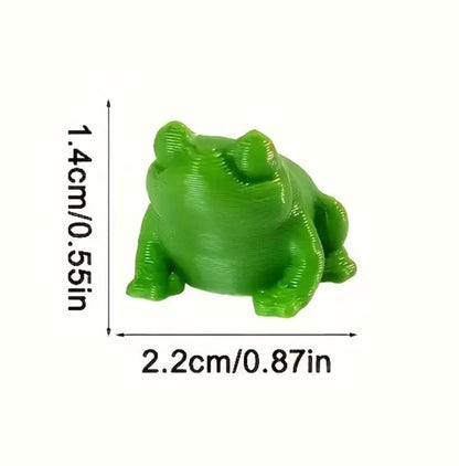 Mini Resin / 3D Print - Frog - Assorted Colors #107202