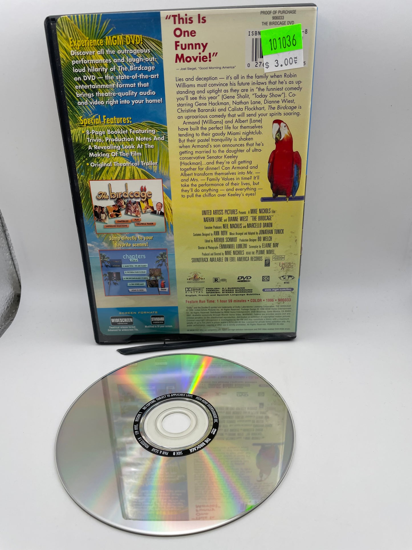 DVD - Birdcage #101036