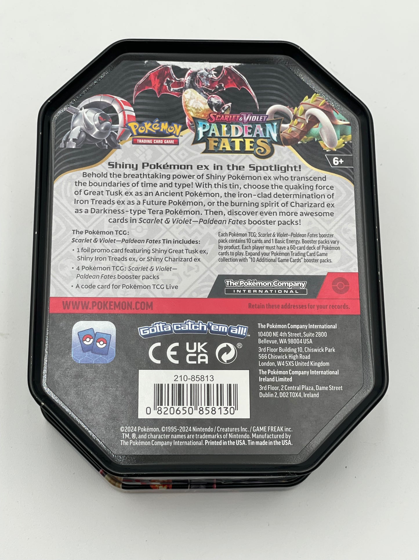 Pokémon - Empty Tin - Charmander EX 2017 #104141