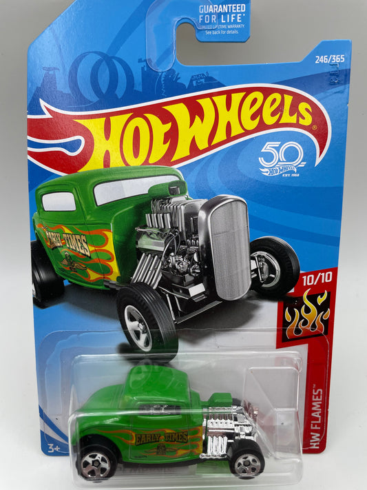 Hot Wheels - Flames #246 10/10 ‘32 Ford Green 2020 #103121