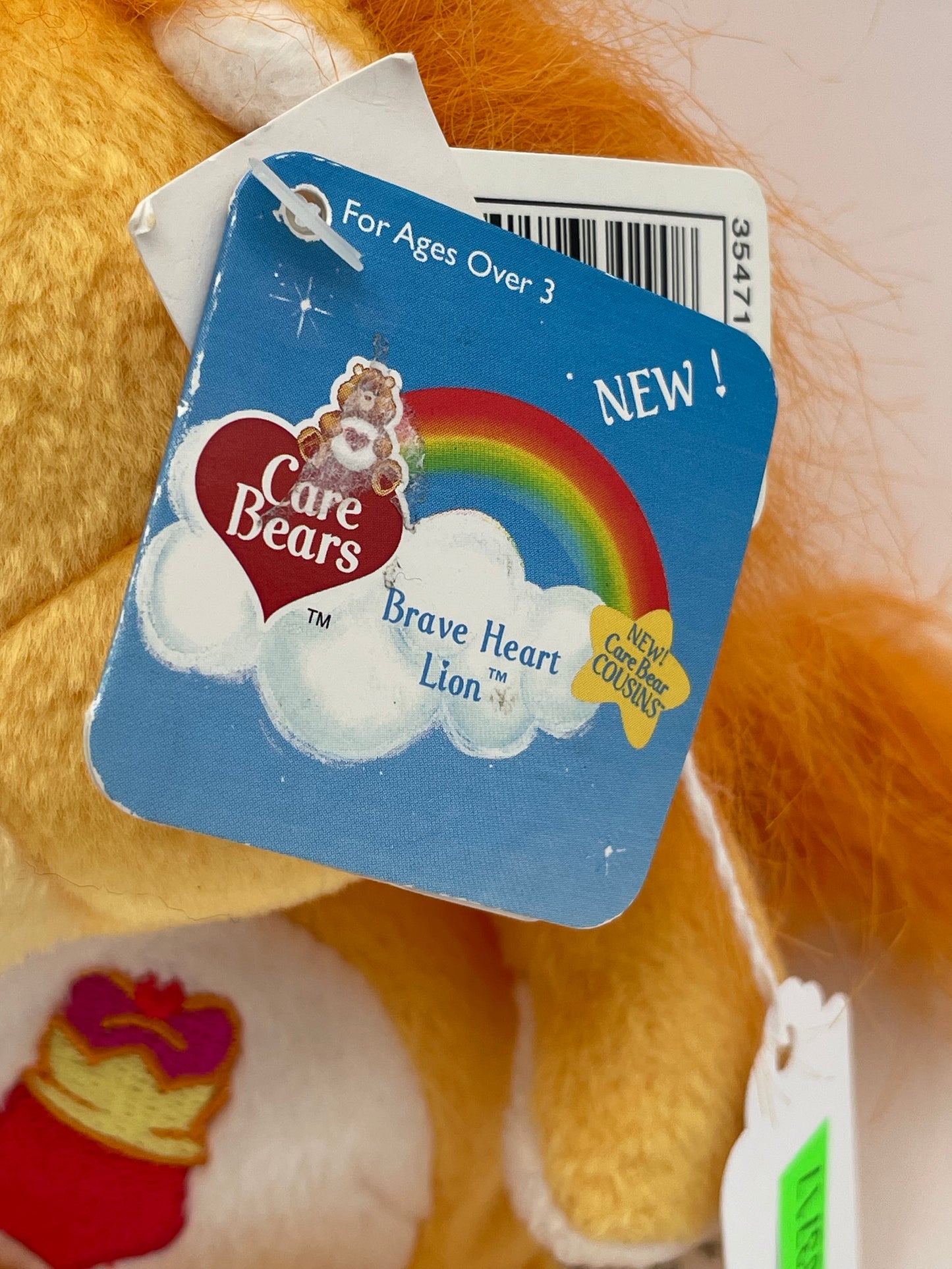 Care Bear - Brave Heart Lion Plush w/ Tags 2004 #103717