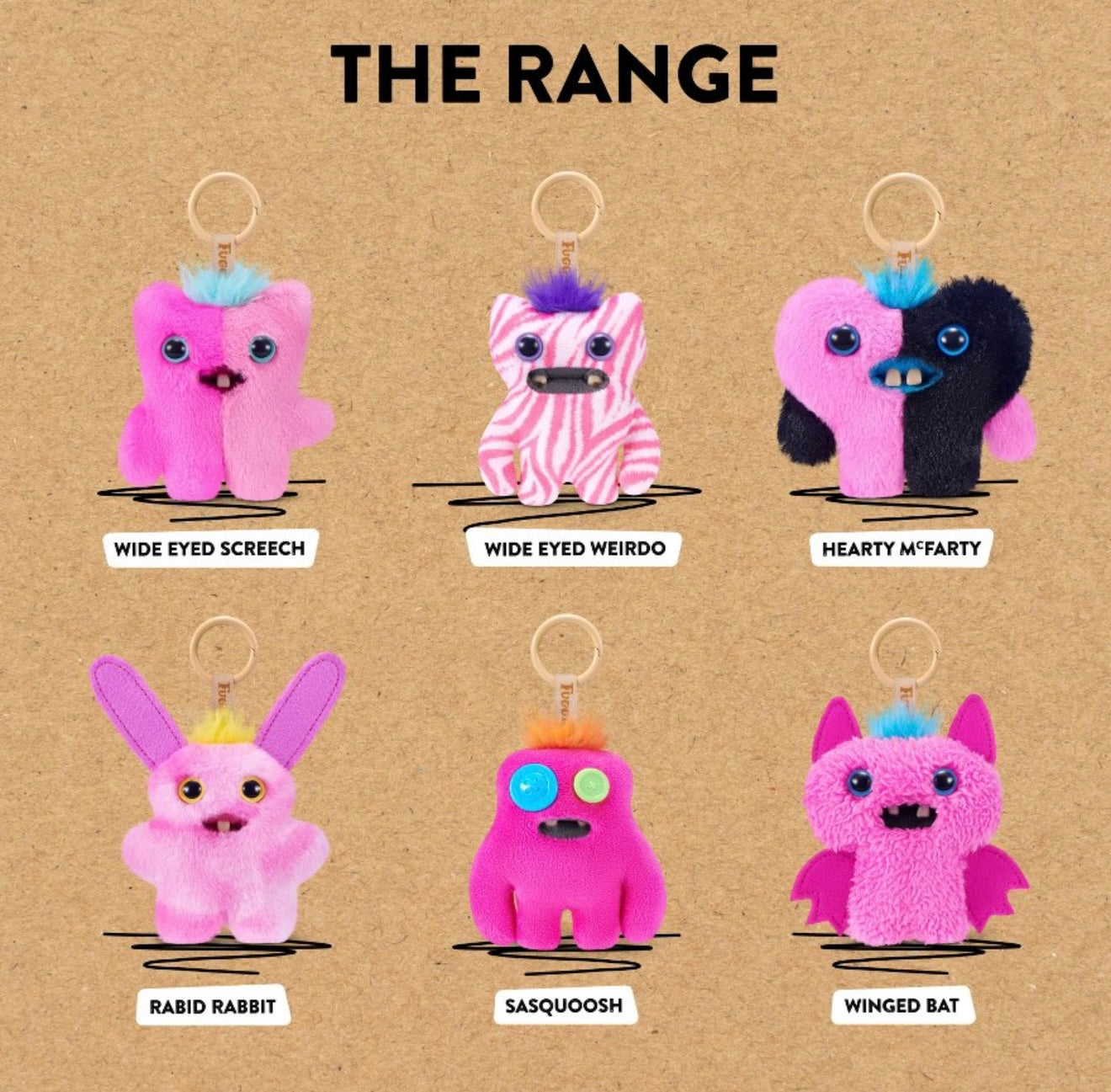 Fuggler - Baby Pinkles - Keyring - Wide Eyed Weirdo 2025 #107414