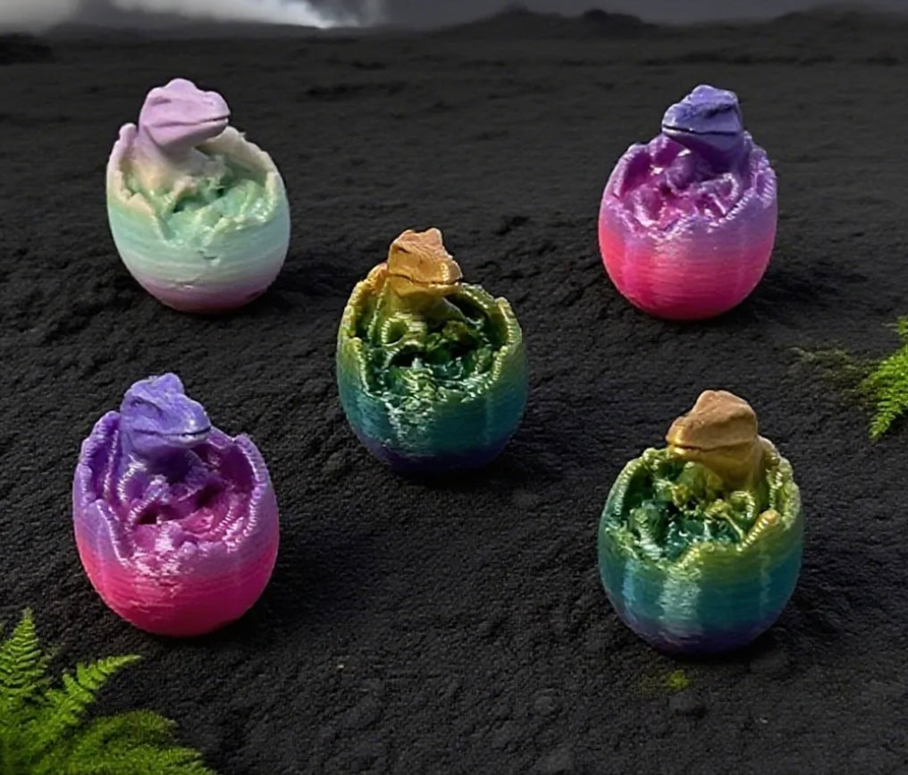 Mini Resin / 3D Print - Dragon Egg - Assorted Colors #107211