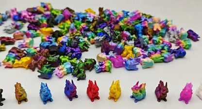 Mini Resin / 3D Print - Squirres - Assorted Colors #107189