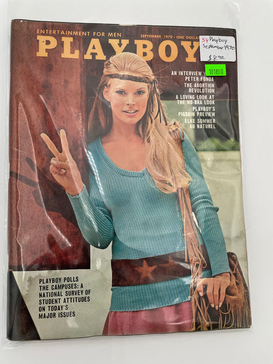 Playboy Magazine - September 1970 #101800