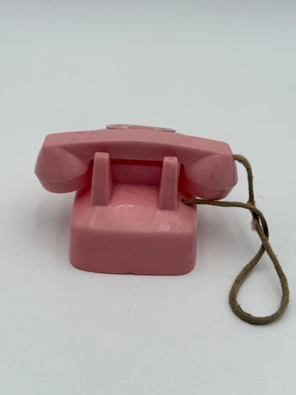 Pink Play Toy Phone - Vintage 1960s/70s #105443