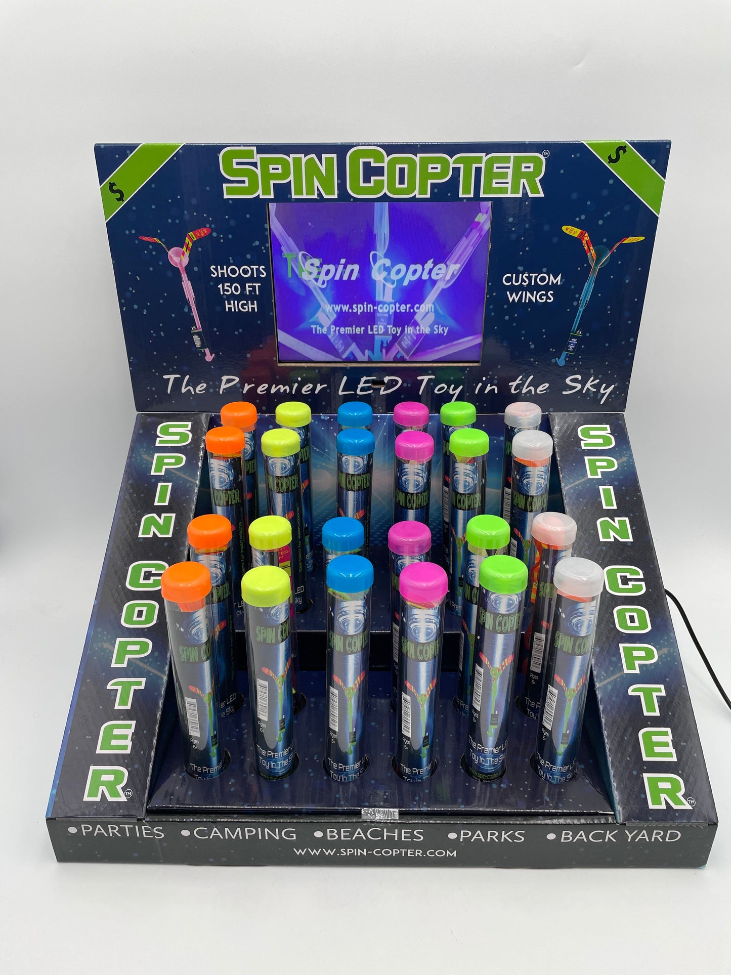Premier LED - Toy in the Sky - Spin Copter - 6 Colors to Choose From!