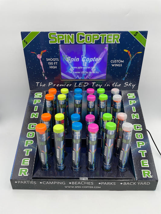 Premier LED - Toy in the Sky - Spin Copter - 6 Colors to Choose From!