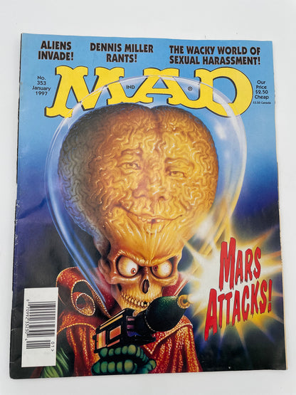 Mad Magazine - Mars Attacks #353 - January 1997 #101379