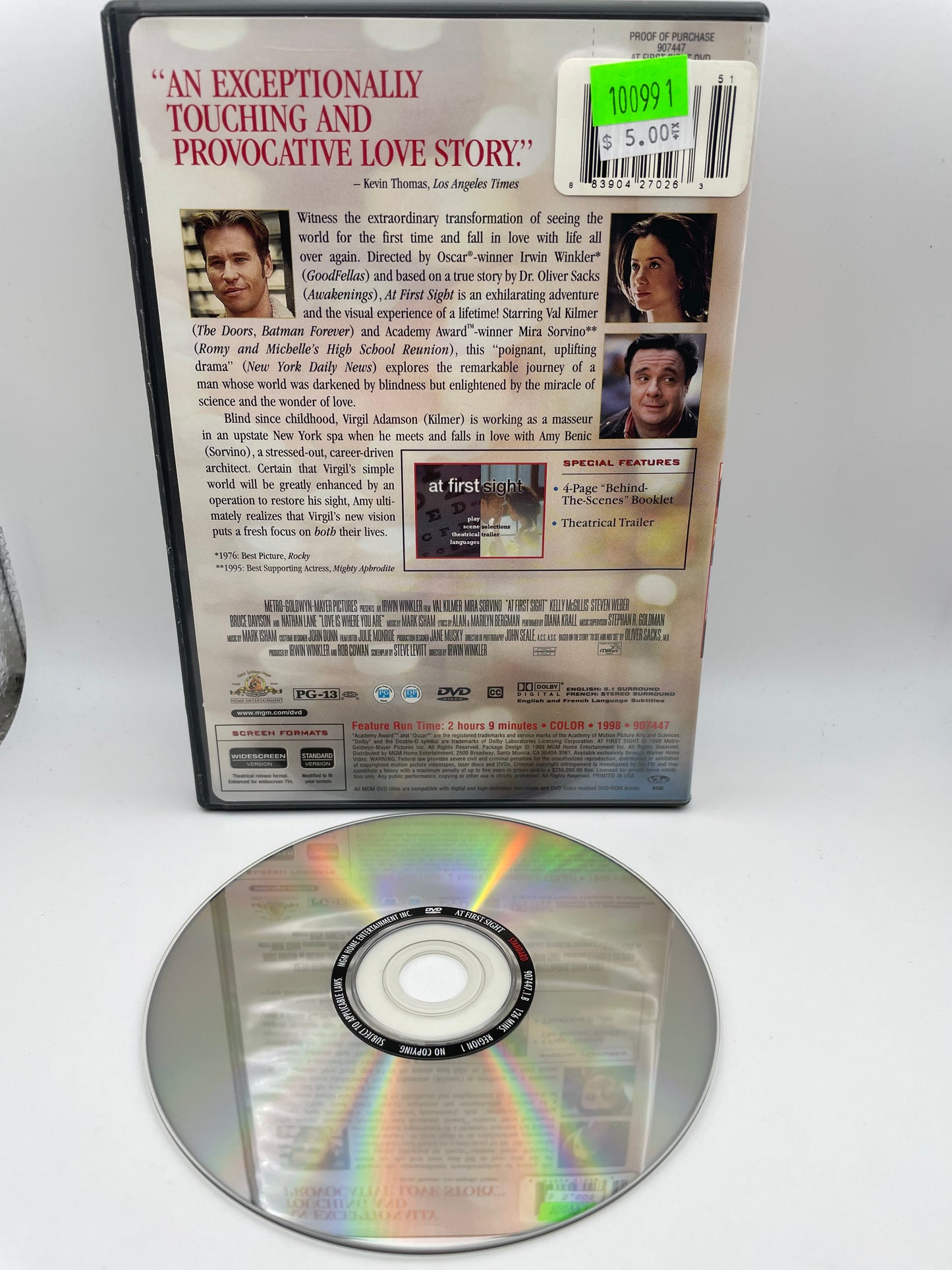 DVD - At First Sight 1998 #100991