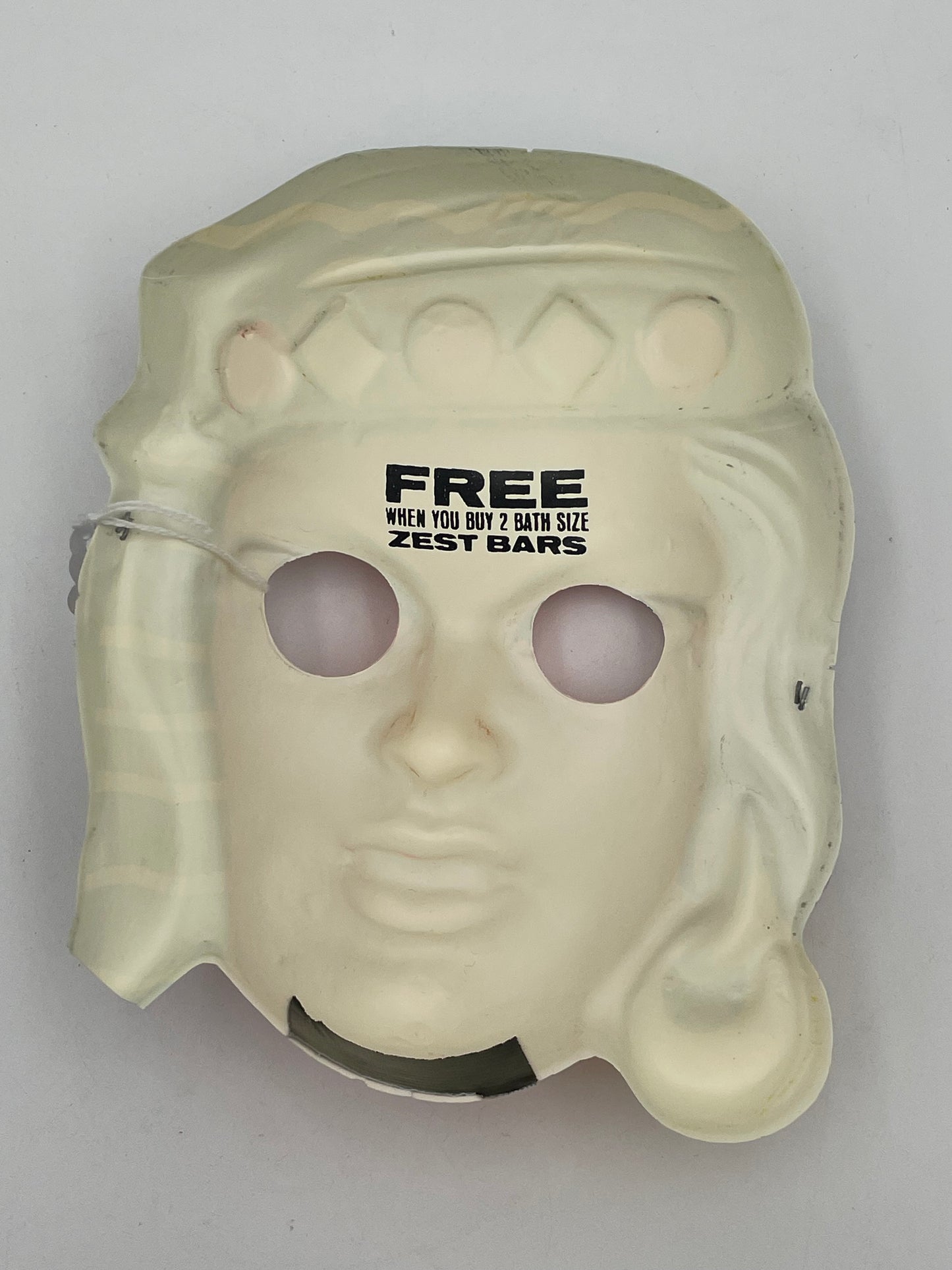 Zest Soap Advertising - Plastic Gypsy Mask AS IS 60s/70s #104563