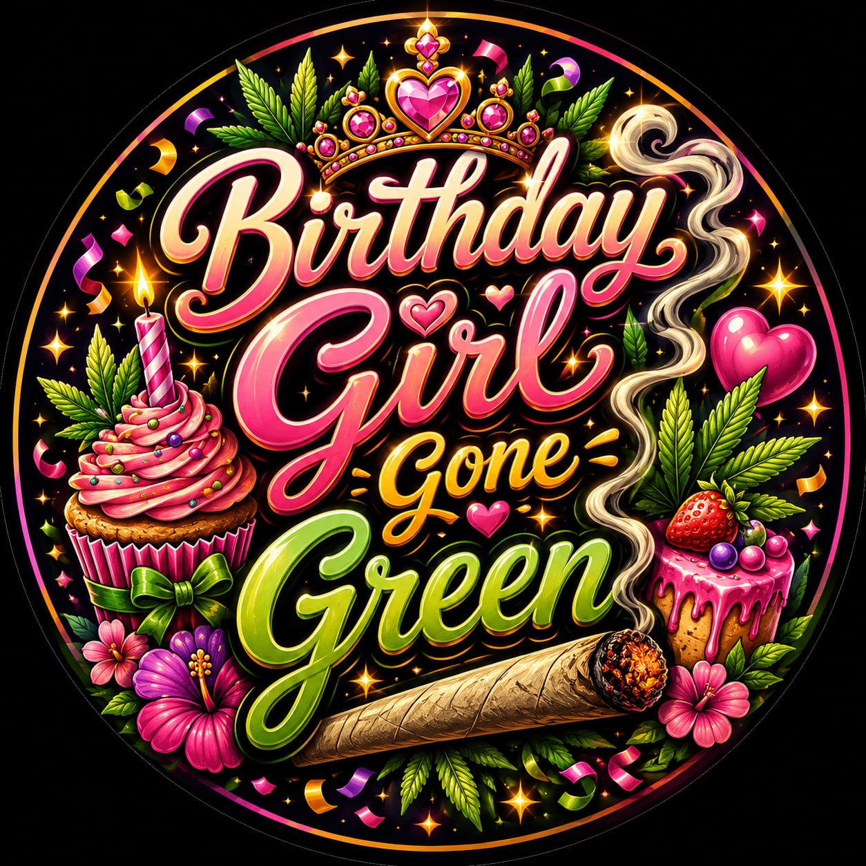 Buttons - WTHC-Radio - Birthday Girl #108019