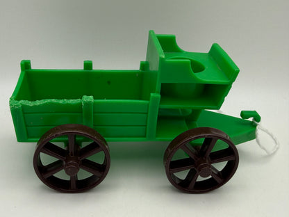 Fisher Price - Wild West Green Wagon - AS IS 1982 #107572