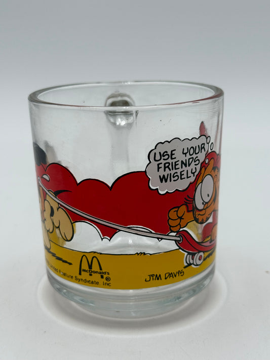 Garfield - McDonald’s - Glass Mug - Skateboard 1978 #105289