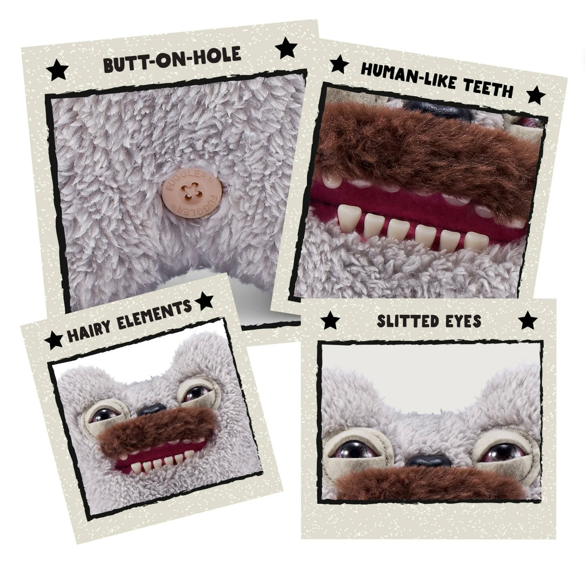 Fuggler - Hairy Fuggs -  Old Tooth Mustache  2024 #107163