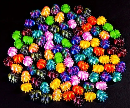 Mini Resin / 3D Print - Spiders - Assorted Colors #107200