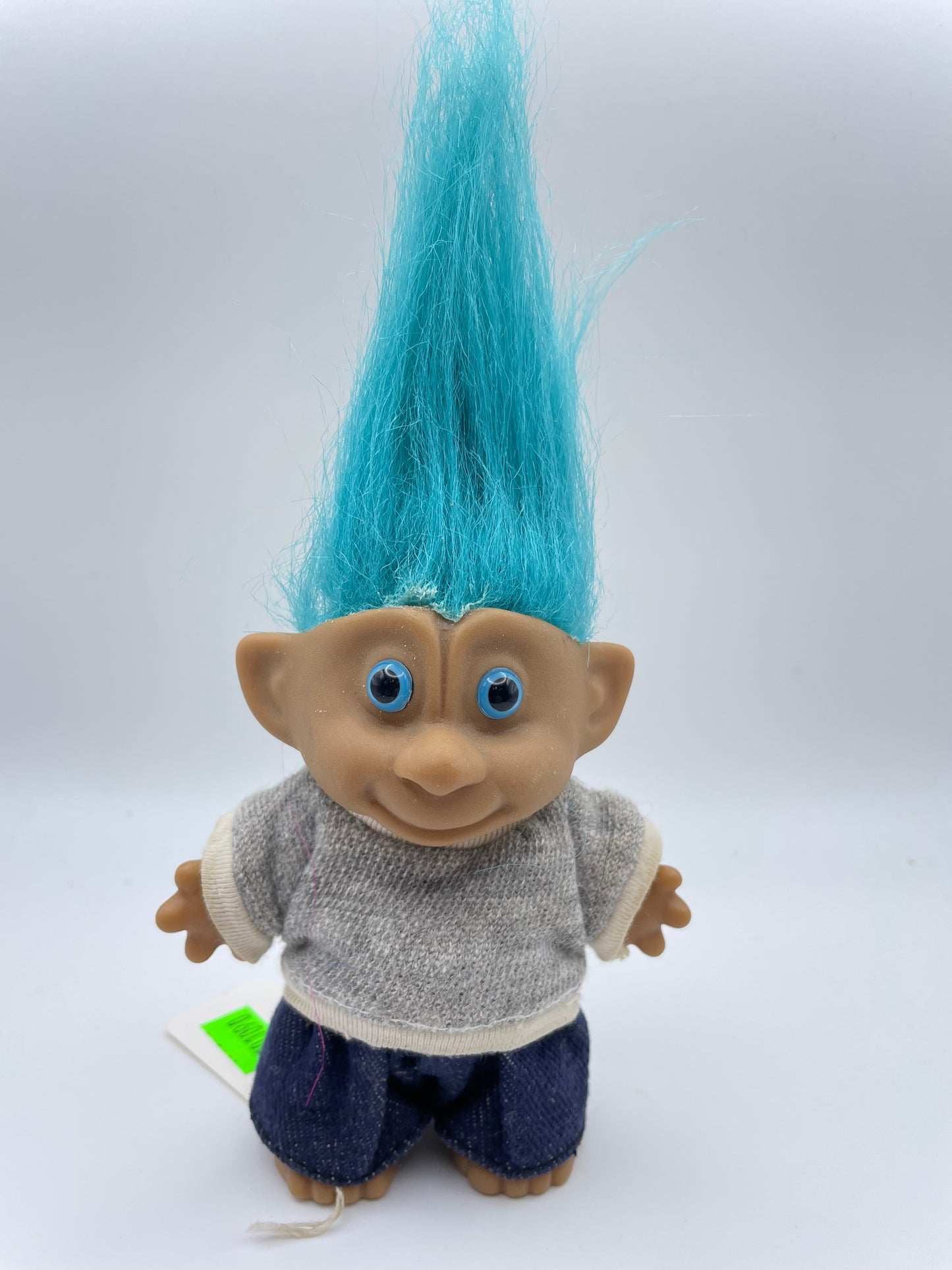 Trolls - Grey Shirt and Jeans - Blue Hair  #101090