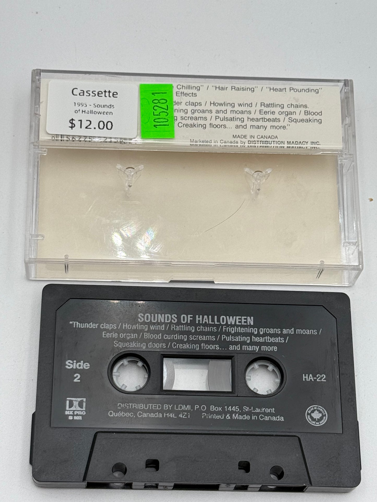 Halloween - Vintage Cassette Tape - Sounds of Halloween 1995 #105281
