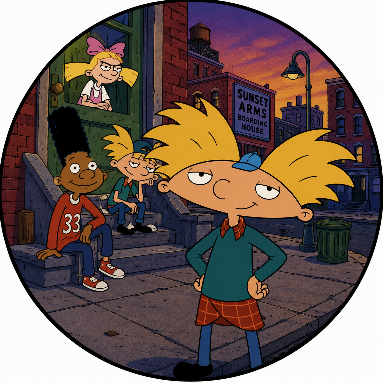 Button - 90s Theme - Hey Arnold!