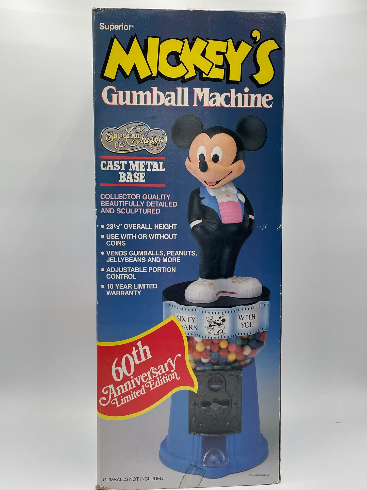 Disney - Mickey’s Bubble Gum Machine - 60th Anniversary Limited Edition 1988 #104391