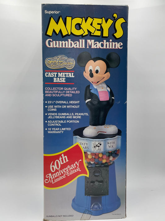 Disney - Mickey’s Bubble Gum Machine - 60th Anniversary Limited Edition 1988 #104391