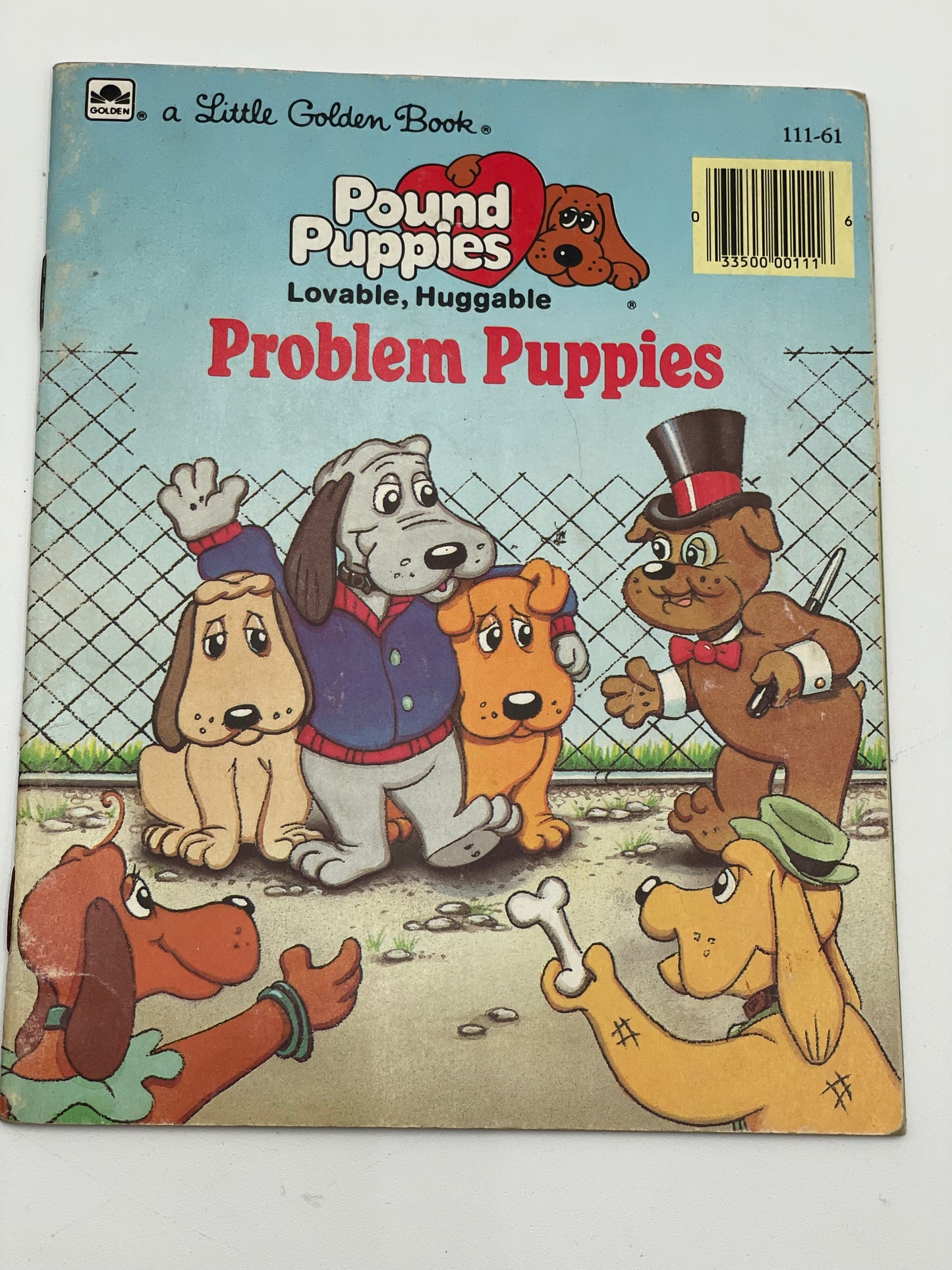 Pound Puppies - Little Golden Book - Problem Puppies 1986 #103897