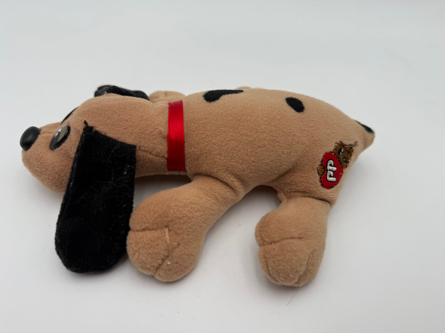 Pound Puppies - Tonka - Plush - Small Tan w/ Brown Spots Dog 1985 #105184