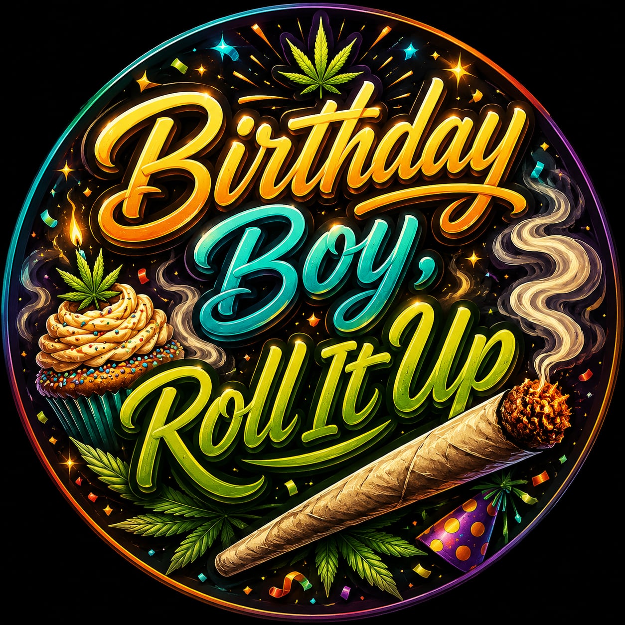 Buttons - WTHC-Radio - Birthday Boy