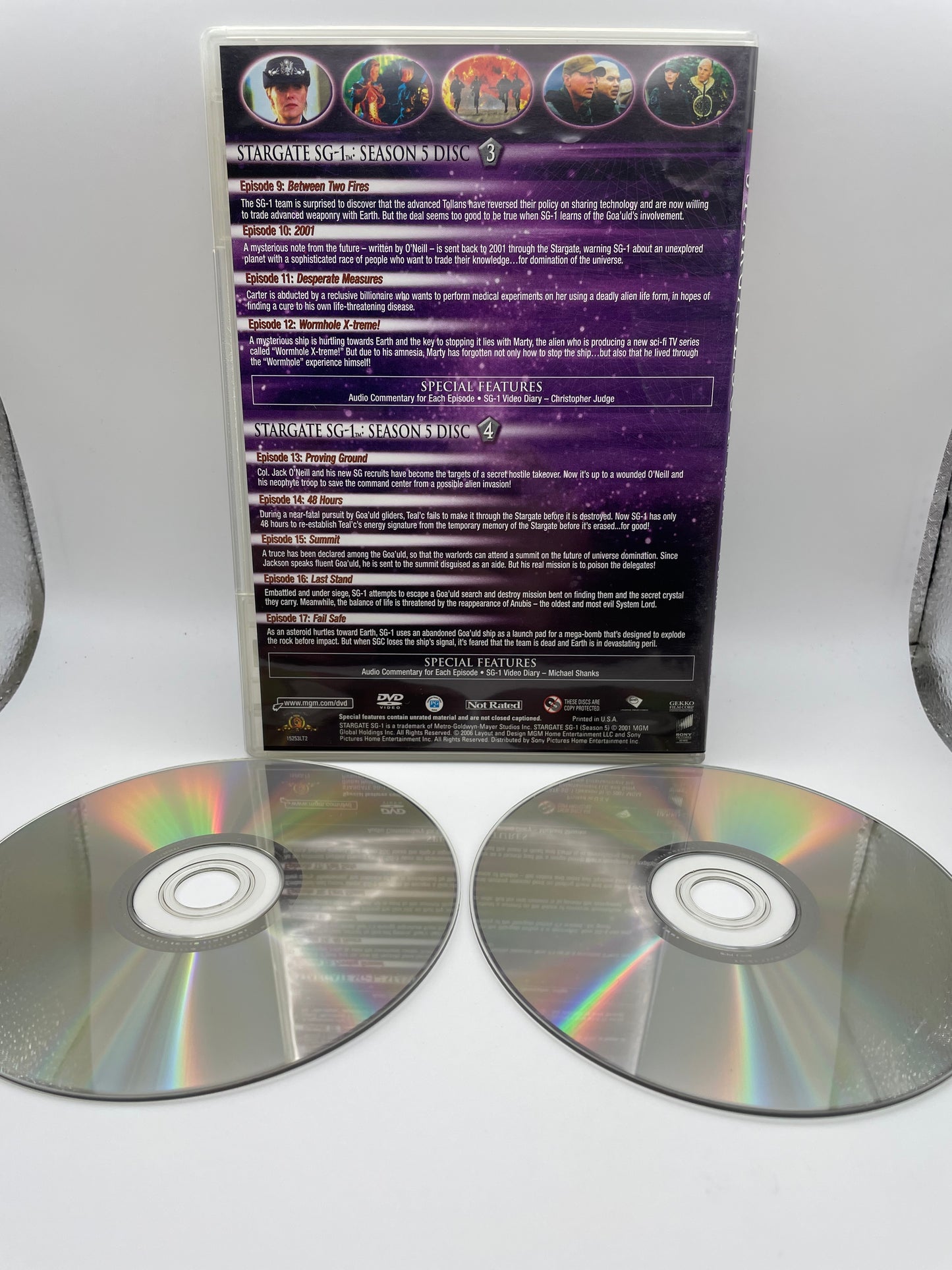 Dvd - Stargate SG1 - Season 5 Set 2001 #100618