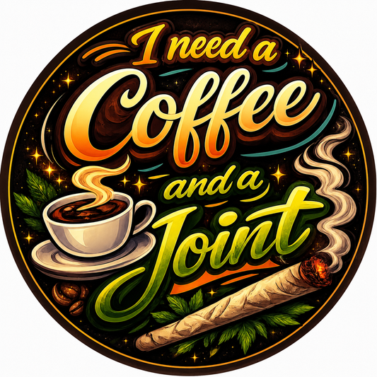 Button - WTHC-Radio - Coffee & Joint