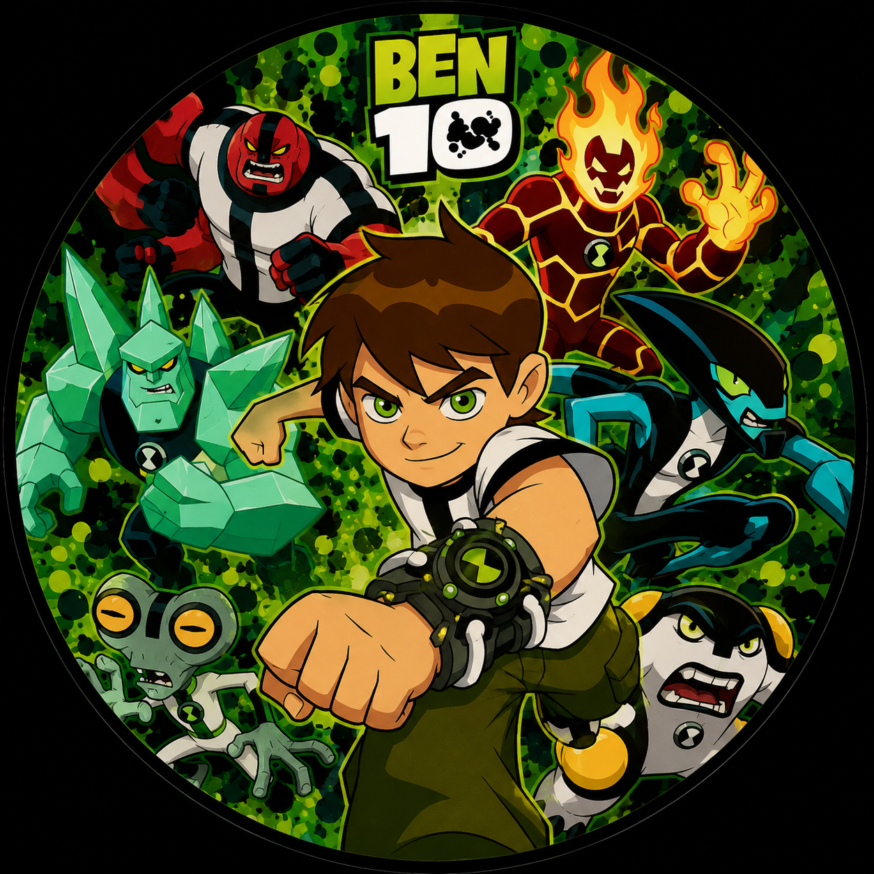 Button - 90s Theme - Ben 10