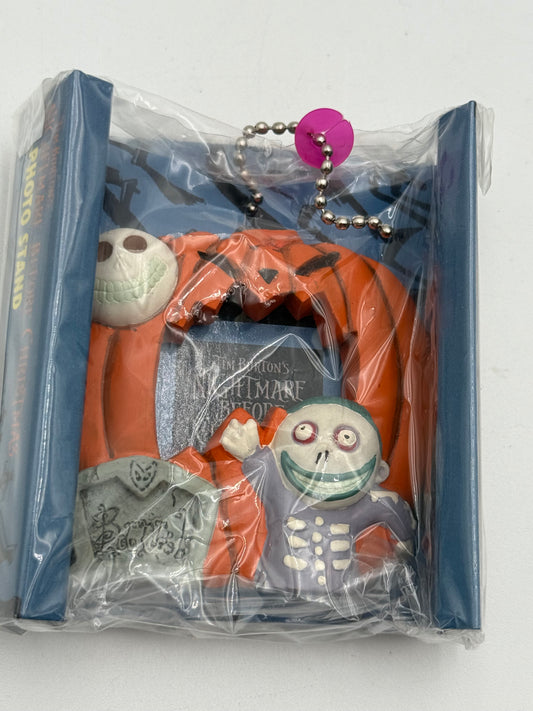 Nightmare Before Christmas - Mini Photo Stand Keychain - Barrel 1990s #105429