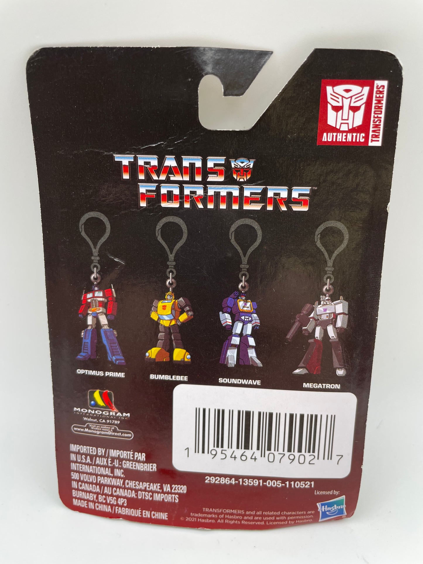 Transformers - Bumblebee Keychain 2021 #101256