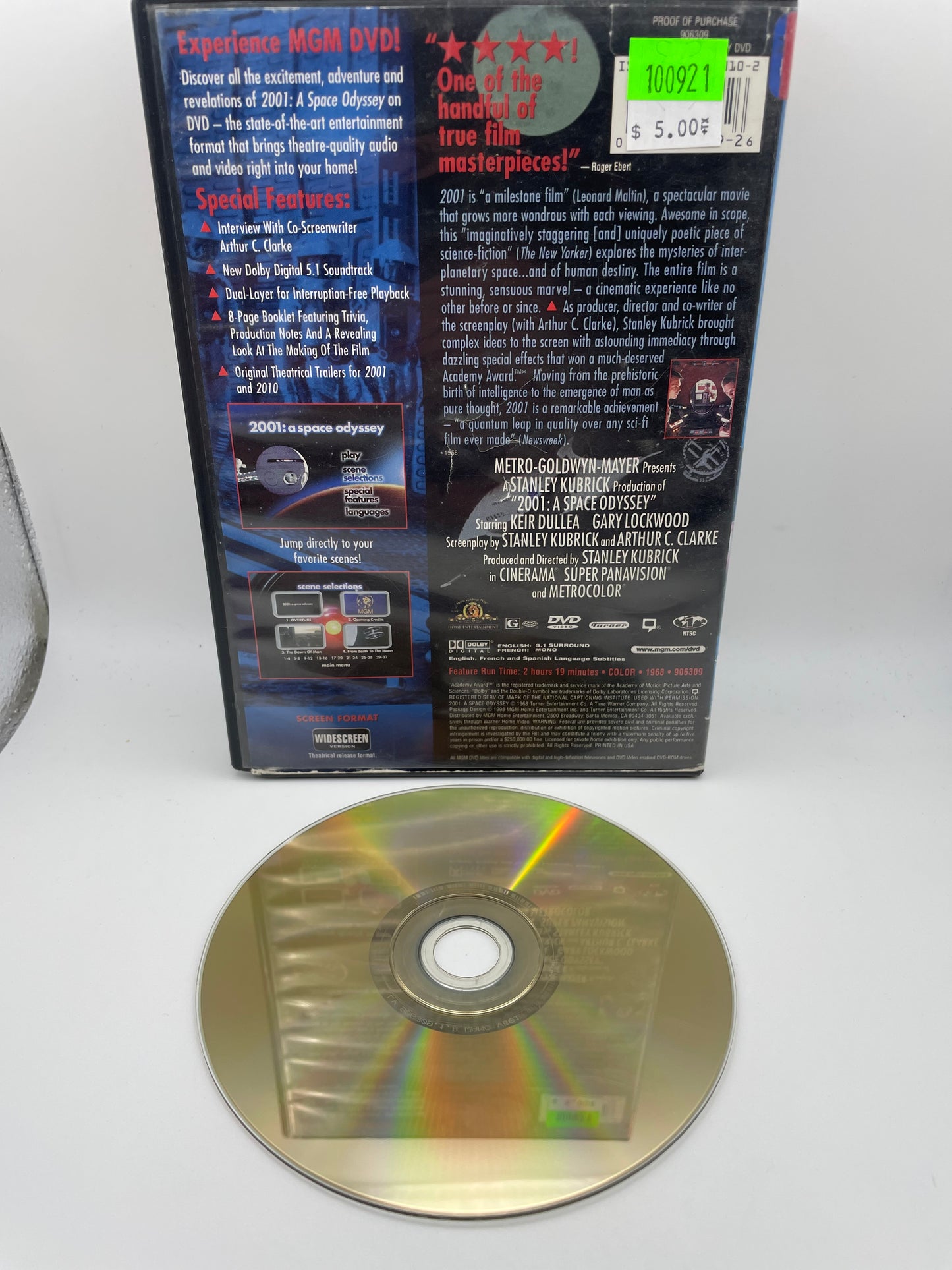DVD - 2001: A Space Odyssey #100921