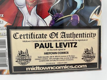DC Comics - Huntress Power Girl #1 - Signed Copy by Paul Levitz #102713