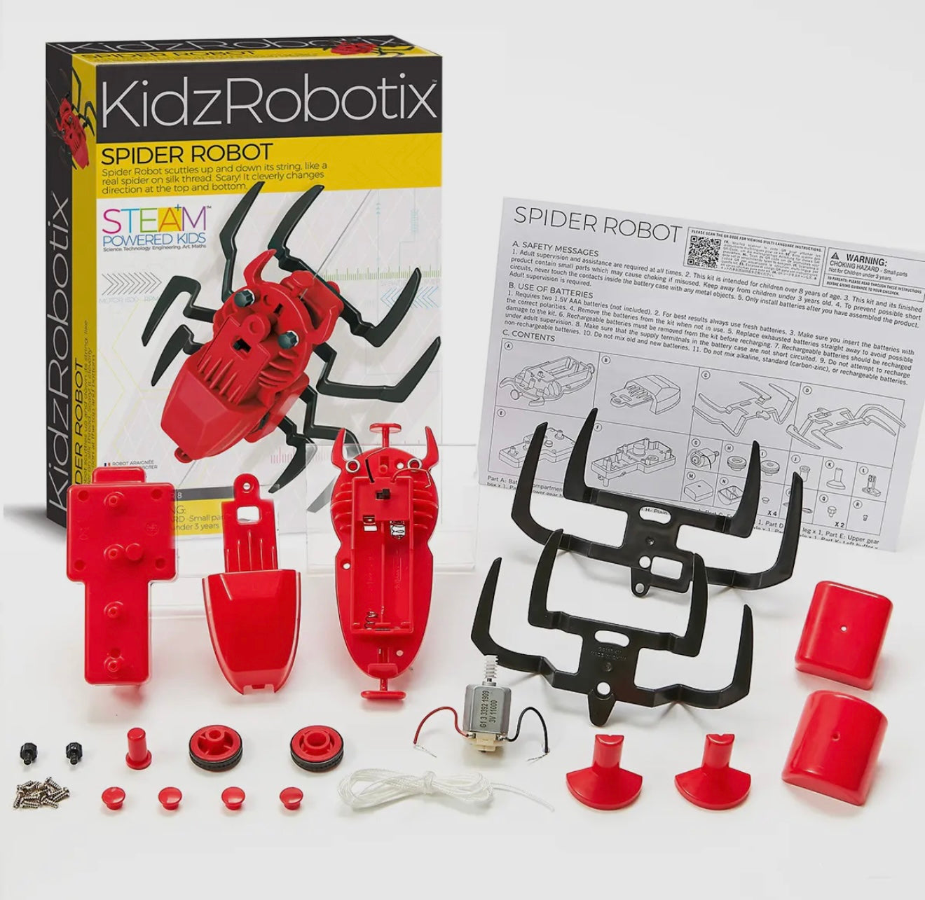 Kidz Robotix - STEM Kit - Spider Robot #105090
