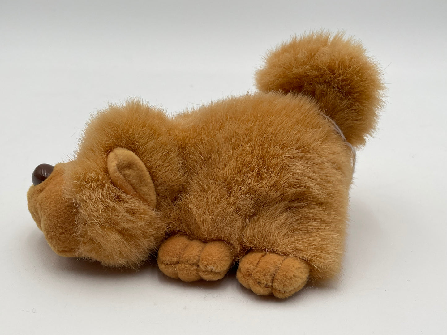Pound Puppies - Galoob - Fluffy Tan Dog Plush 1995 #103893